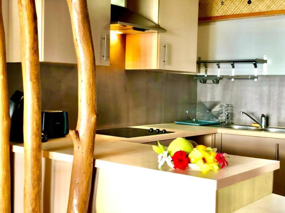Chambre Totalement Equipee Avec Vue Imprenable!!! Punaauia  Dış mekan fotoğraf