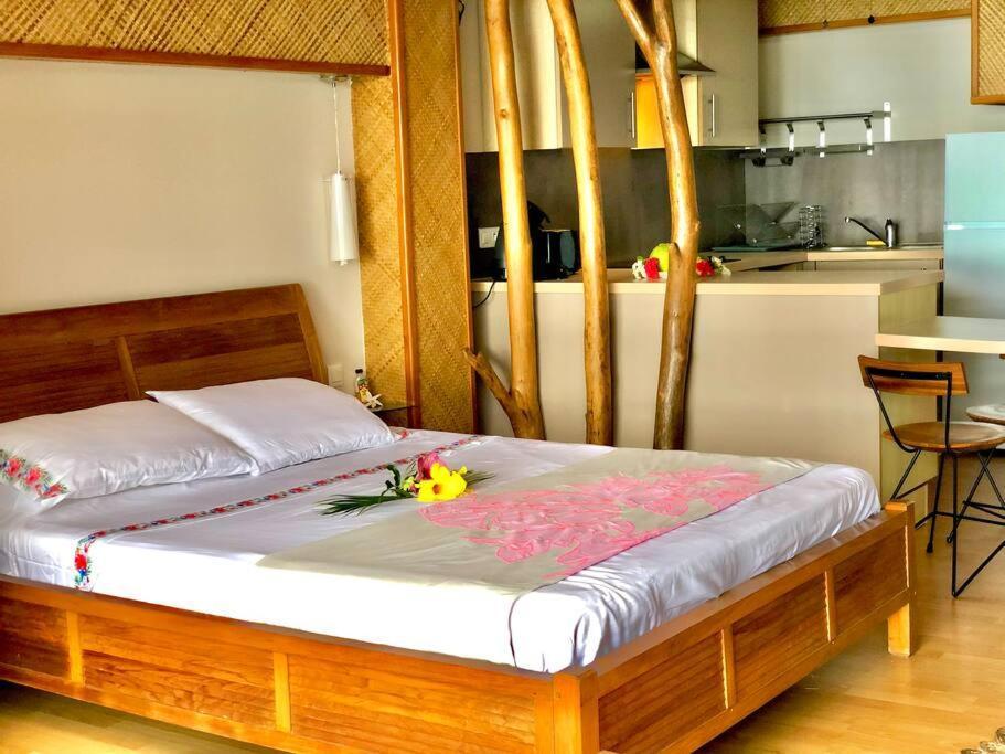 Chambre Totalement Equipee Avec Vue Imprenable!!! Punaauia  Dış mekan fotoğraf
